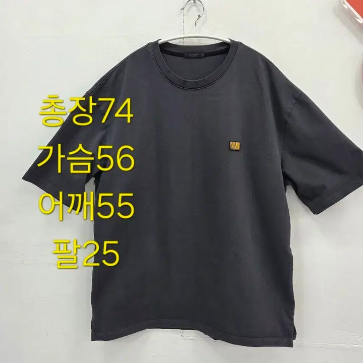 [SOLD OUT] L 질스튜어트뉴욕 바코드 반팔 다크그레이