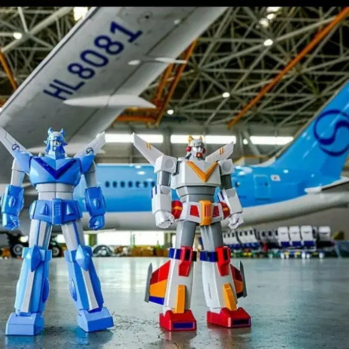 [BUNJANG] Korean Air P001 Taekwon V Set / 대한항공 한정판 P001 태권브이 세트