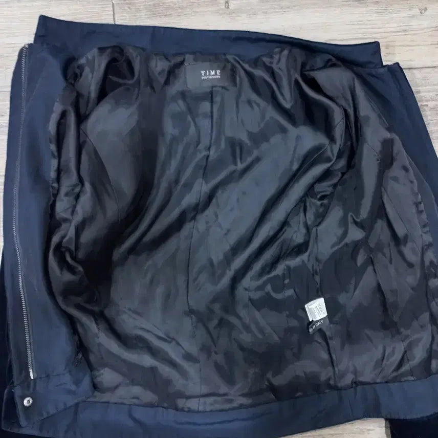 [BUNJANG] TIME Velvet Blouson Jacket / TIME 벨벳 블루종 자켓