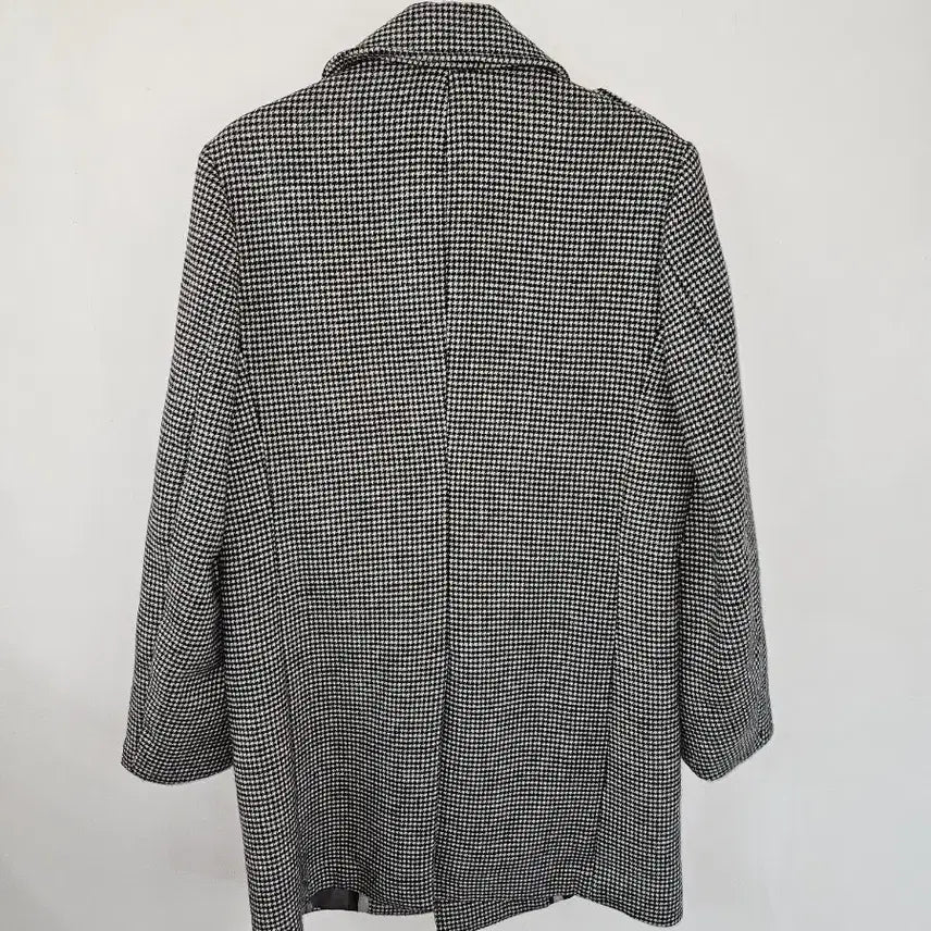 [BUNJANG] Burberry Houndstooth Double Coat / 버버리 하운즈투스 더블 코트
