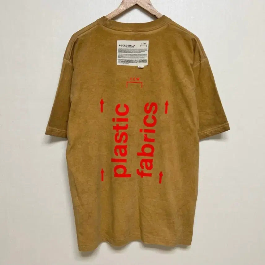 [BUNJANG] A-COLD-WALL Garment Dyed T-shirt / A-cold-wall 어콜드월 가먼트다잉 반팔티