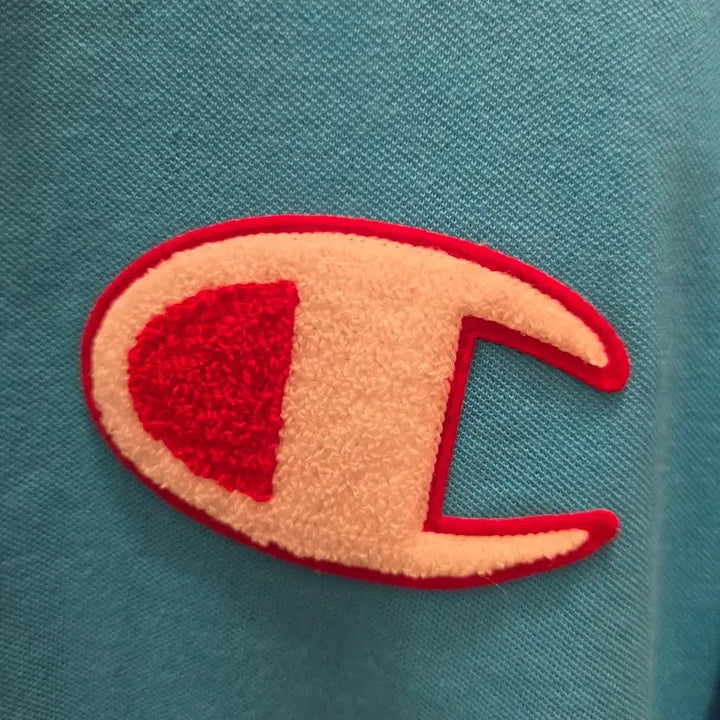 [BUNJANG] Champion Big Logo Polo Shirt / 7/48 CHAMPION 챔피온 빅 로고 카라 티셔츠