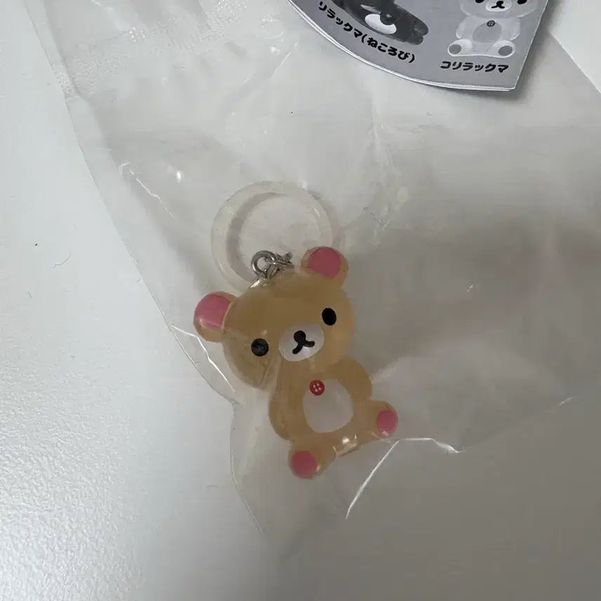 [SOLD OUT] 코리락쿠마 클리어 마스코트 챰 메지루시 가챠