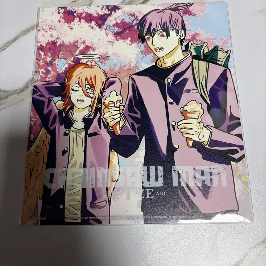 [BUNJANG] Chainsaw Man Reze Arc Aki Angel Shikishi Illustration / 체인소맨 레제편 아키 천사 색지 일러스트 9주차 특전