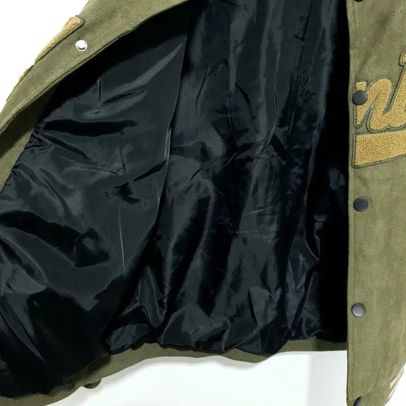 [BUNJANG] Suede Varsity Stadium Jacket L / 스웨이드 바시티 스타디움 자켓 L_M2535