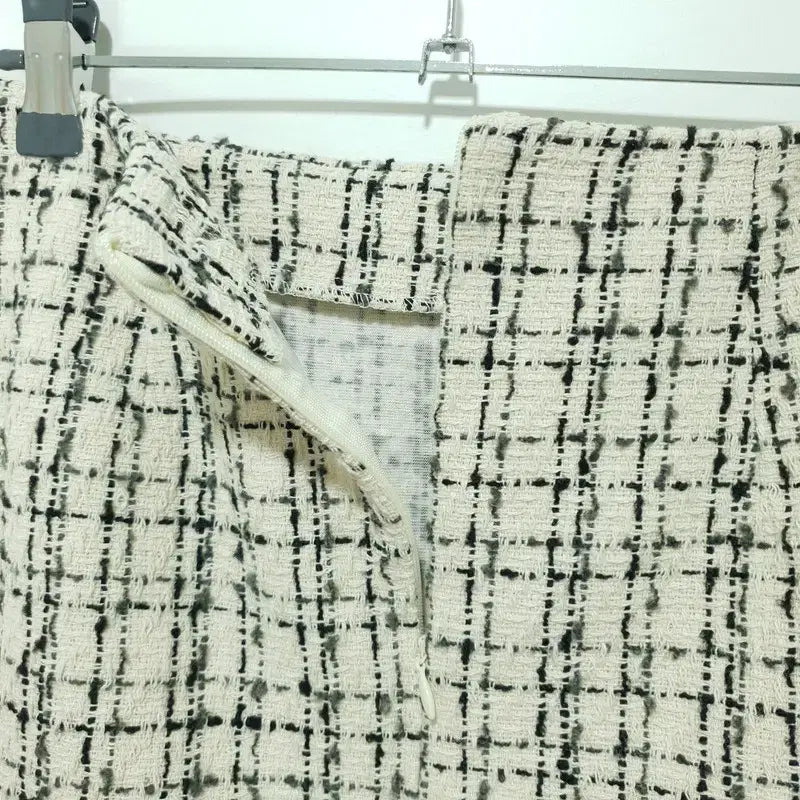 [BUNJANG] Tweed Two-Piece Set XS / 금장 트위드 자켓 &amp; 스커트 투피스 XS_M2044