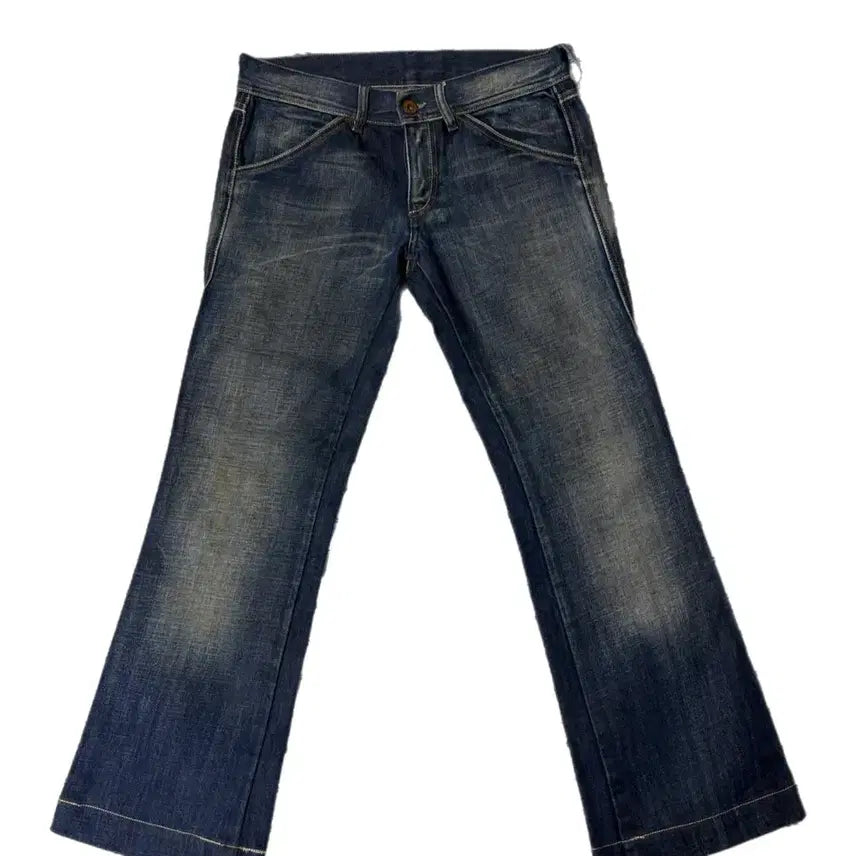 [BUNJANG] Diesel Flare Fit Denim Pants / 디젤 백로고 플레어핏 데님 팬츠