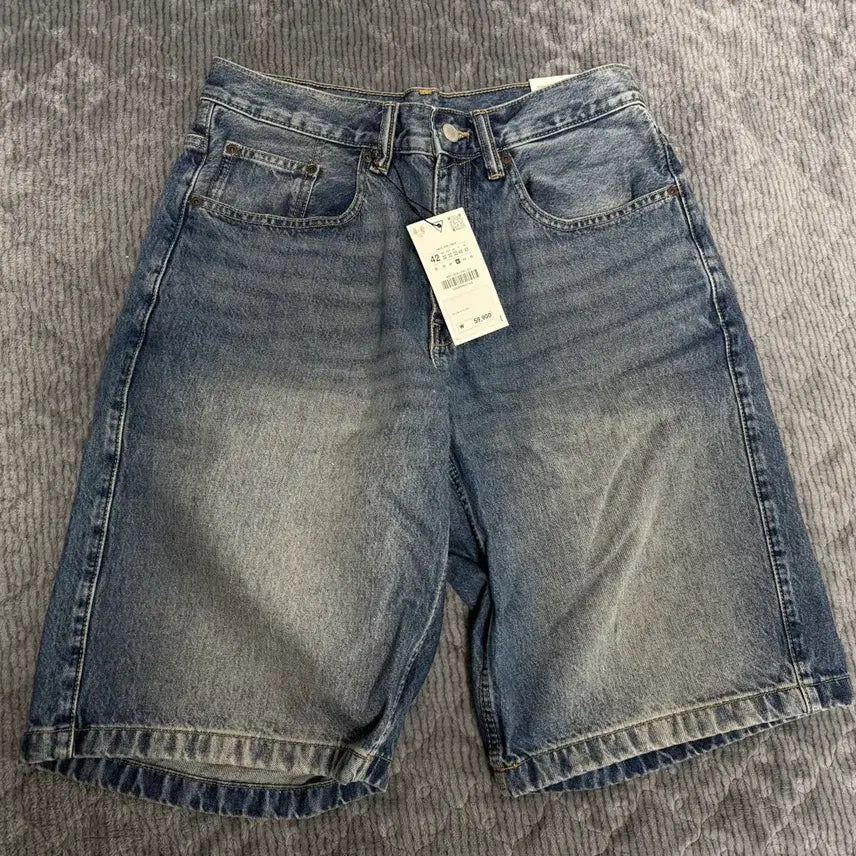 [SOLD OUT] 자라 배기핏 버뮤다 팬츠 32 새상품