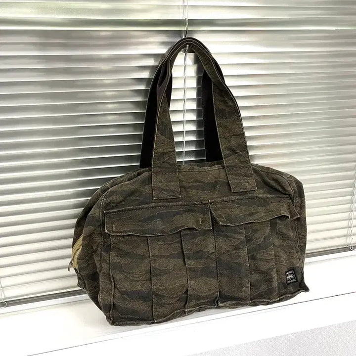 [SOLD OUT] PORTER-GREEN EYE TOTE BAG 포터 숄더백