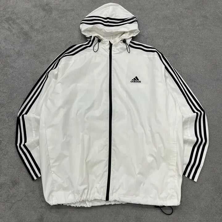 [SOLD OUT] 2XL 아디다스 삼선 후드 바람막이