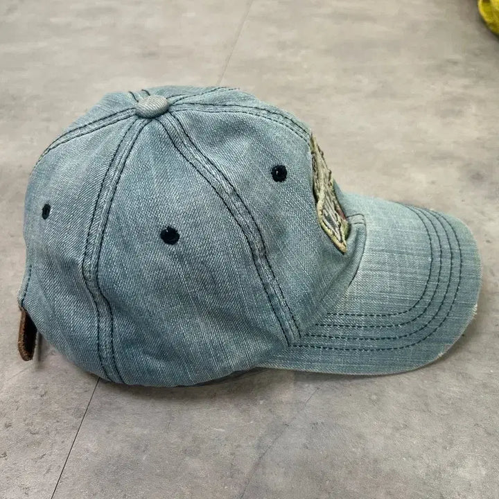 [SOLD OUT] 58cm 인터크루 Y2K 빈티지 워싱 데님 볼캡 모자