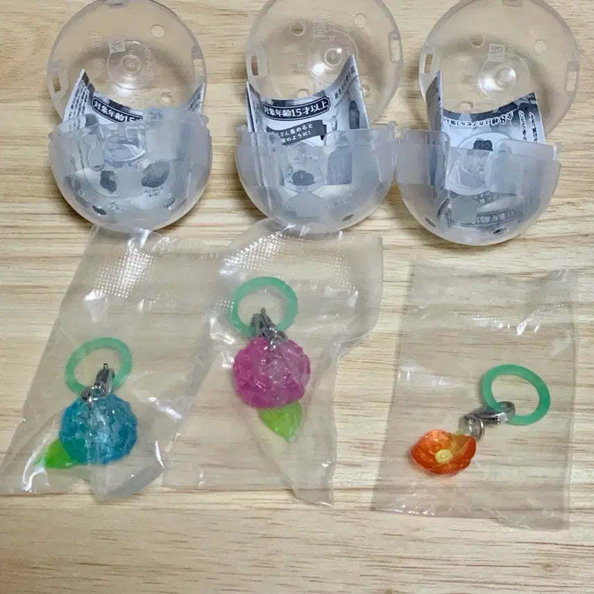 [SOLD OUT] 마음을 전하는 꽃말 메지루시 키링 가챠 (3종 일괄)