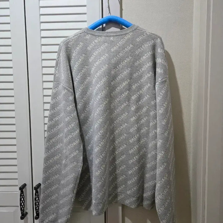 [BUNJANG] Balenciaga Multi Logo Knit Sweater / 발렌시아가 멀티로고 니트 L사이즈
