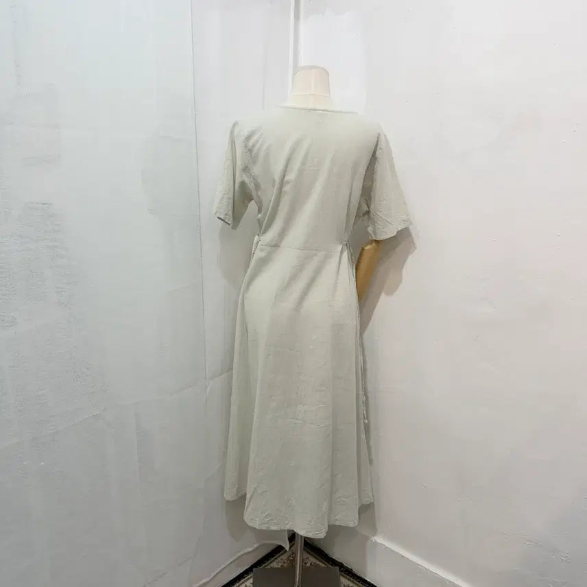 [SOLD OUT] 98도씨 민트 브이넥 롱원피스 여름원피스 롱드레스 2402