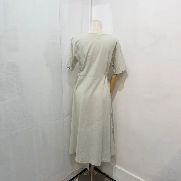 [SOLD OUT] 98도씨 민트 브이넥 롱원피스 여름원피스 롱드레스 2402