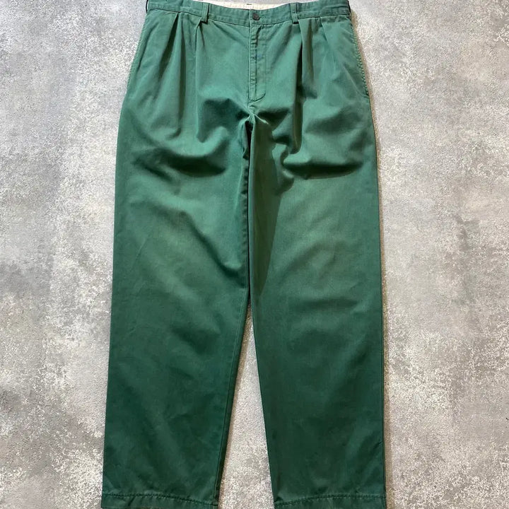 [BUNJANG] Polo Golf Green Chino Pants / [34] 90s Polo Golf 폴로 골프 그린 치노팬츠
