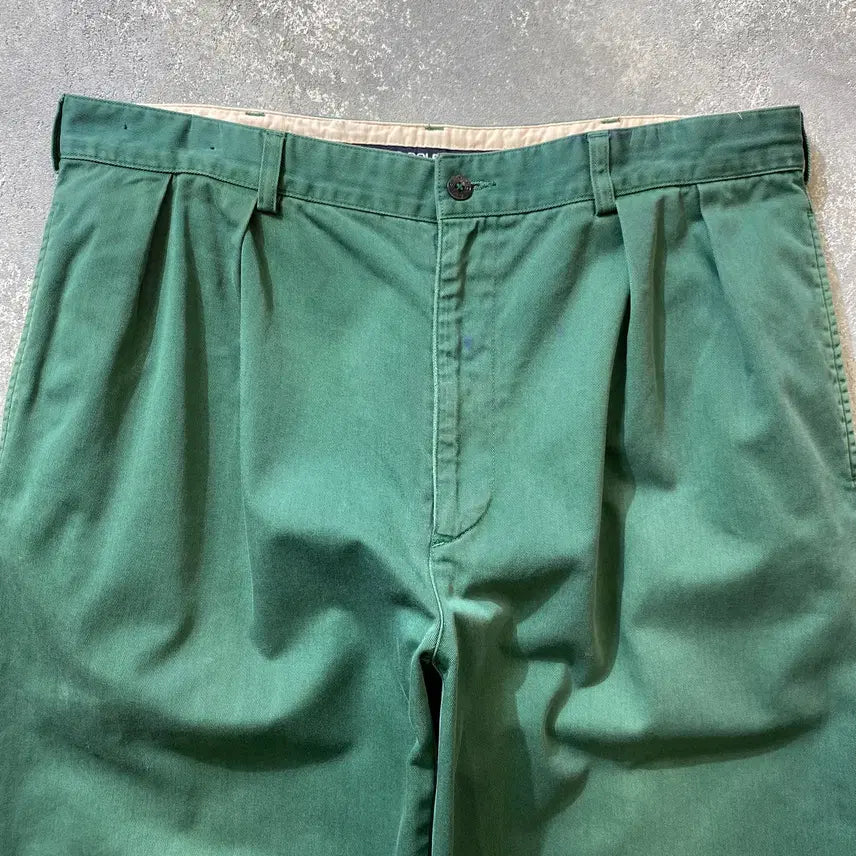 [BUNJANG] Polo Golf Green Chino Pants / [34] 90s Polo Golf 폴로 골프 그린 치노팬츠