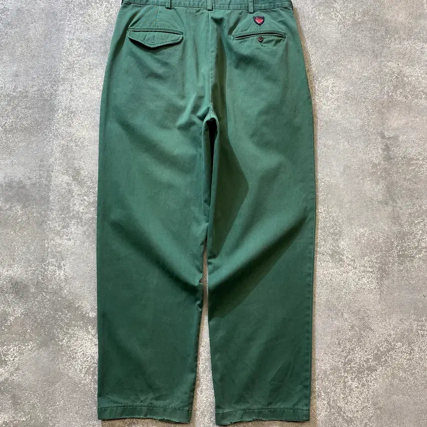 [BUNJANG] Polo Golf Green Chino Pants / [34] 90s Polo Golf 폴로 골프 그린 치노팬츠