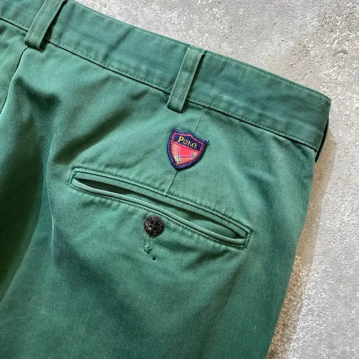 [BUNJANG] Polo Golf Green Chino Pants / [34] 90s Polo Golf 폴로 골프 그린 치노팬츠