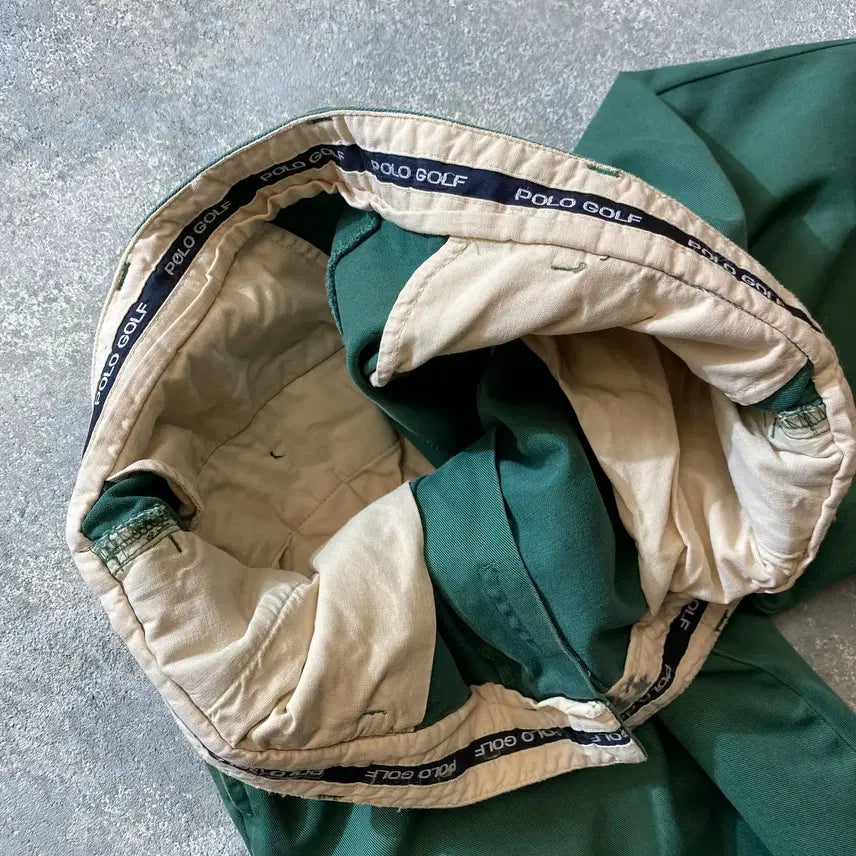 [BUNJANG] Polo Golf Green Chino Pants / [34] 90s Polo Golf 폴로 골프 그린 치노팬츠