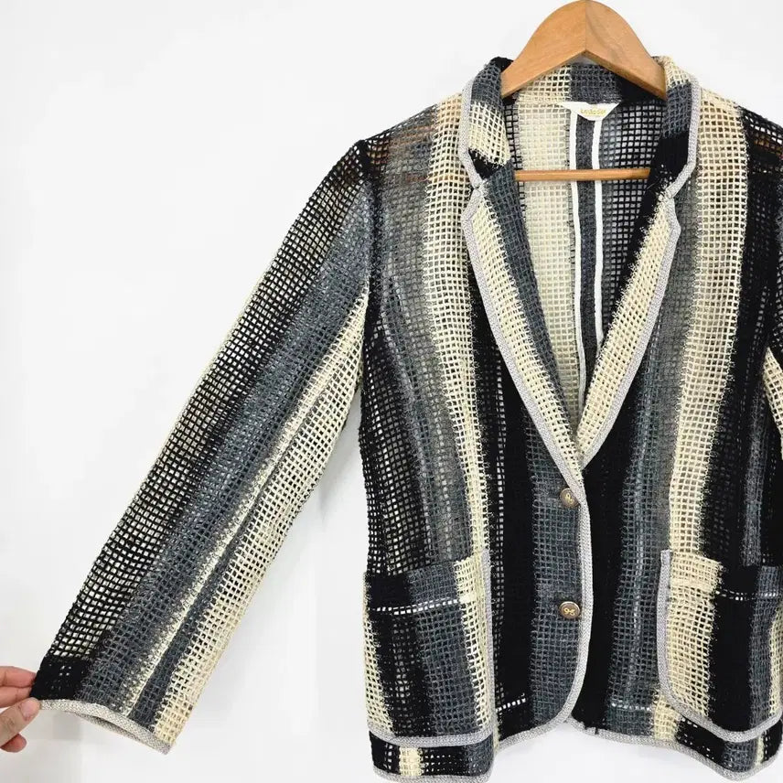 [BUNJANG] Lavic d’or Vintage Knit Jacket / 일본 빈티지 클래식 니트 자켓