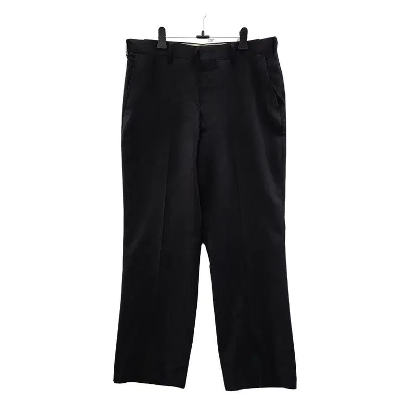 [BUNJANG] Vintage Business Classic Regular Black Slacks Pants / 빈티지 비즈니스 클래식 레귤러 블랙 슬랙스팬츠 85