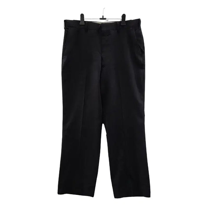 [BUNJANG] Vintage Business Classic Regular Black Slacks Pants / 빈티지 비즈니스 클래식 레귤러 블랙 슬랙스팬츠 85