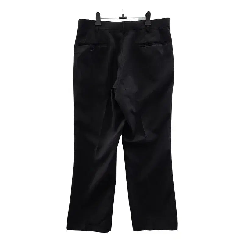 [BUNJANG] Vintage Business Classic Regular Black Slacks Pants / 빈티지 비즈니스 클래식 레귤러 블랙 슬랙스팬츠 85
