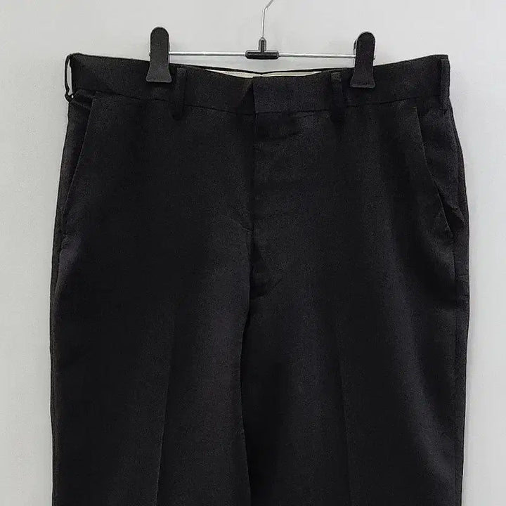 [BUNJANG] Vintage Business Classic Regular Black Slacks Pants / 빈티지 비즈니스 클래식 레귤러 블랙 슬랙스팬츠 85