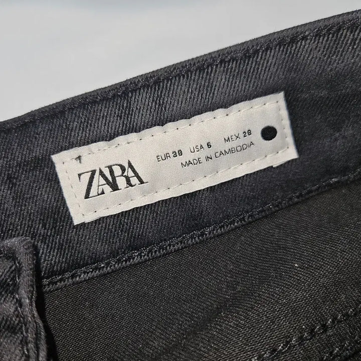 [BUNJANG] ZARA Homme Washed Suede Black Denim Shorts 28 / 자라 ZARA 옴므 워싱 스웨이드 흑청 진 숏팬츠 하프 데님 28