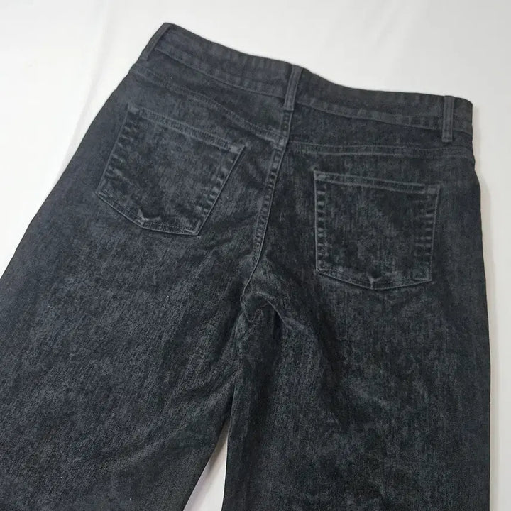 [BUNJANG] ZARA Homme Washed Suede Black Denim Shorts 28 / 자라 ZARA 옴므 워싱 스웨이드 흑청 진 숏팬츠 하프 데님 28