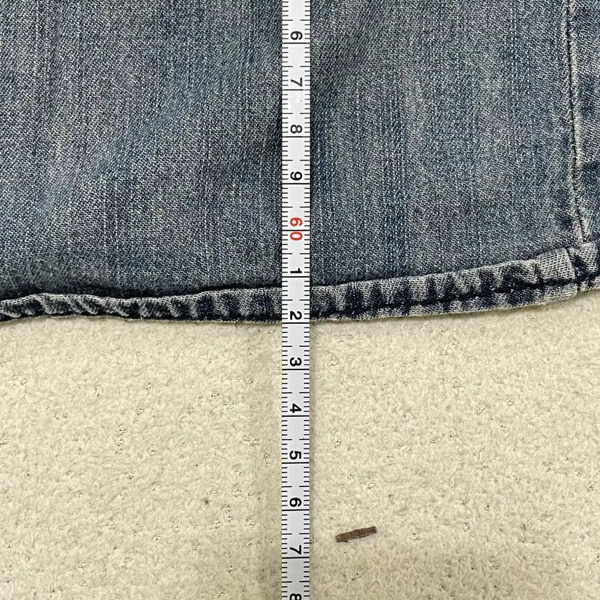 [BUNJANG] Dickies Denim Western Long Sleeve Shirt / S 디키즈 포켓 데님 워싱 웨스턴 긴팔 셔츠 0417-2