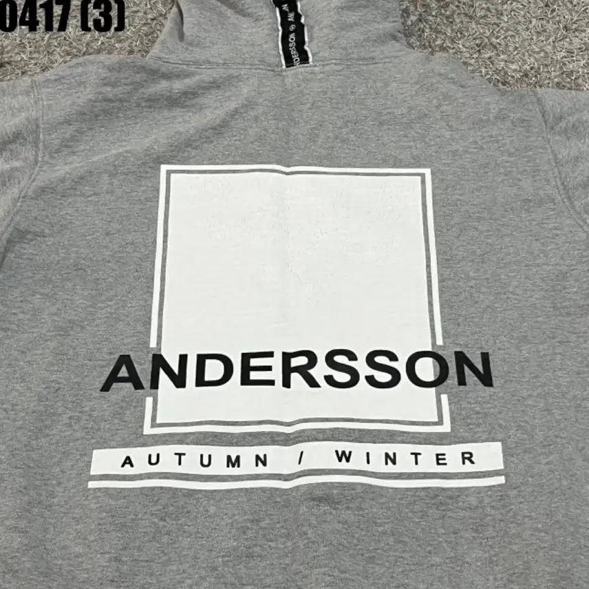 [BUNJANG] Andersson Bell Gray Hoodie / 앤더슨벨 그레이 후드티