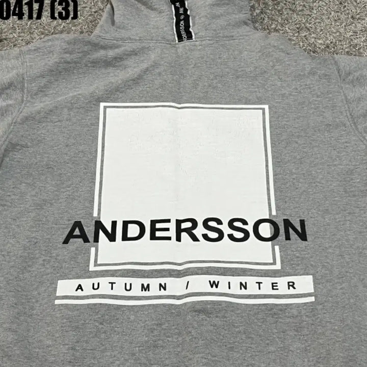 [BUNJANG] Andersson Bell Gray Hoodie / 앤더슨벨 그레이 후드티