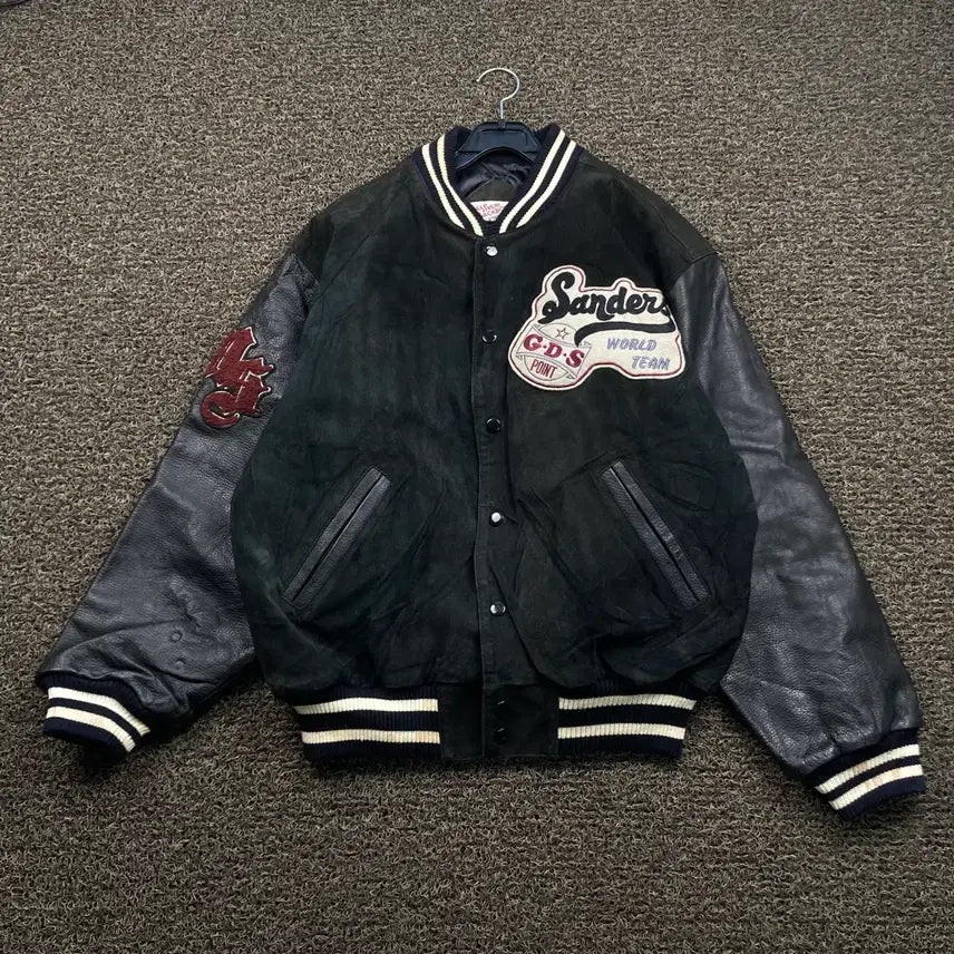 [SOLD OUT] Vintage 빈티지 레더 바시티 자켓