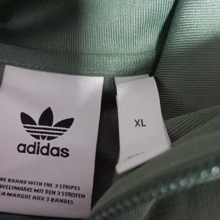 [BUNJANG] Adidas Beckenbauer Khaki Track Top Jacket / 아디다스 베켄바우어 대장급 카키 트랙탑 저지 져지집업 95/M