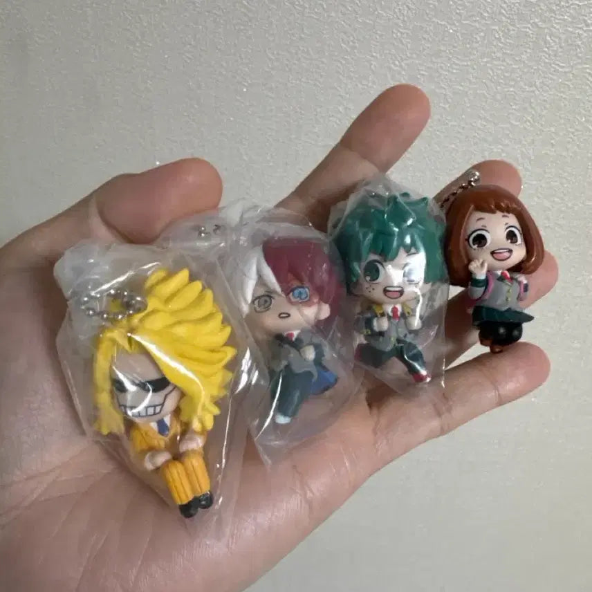 [BUNJANG] My Hero Academia Keyring Set / 나의 히어로 아카데미 키링 4종
