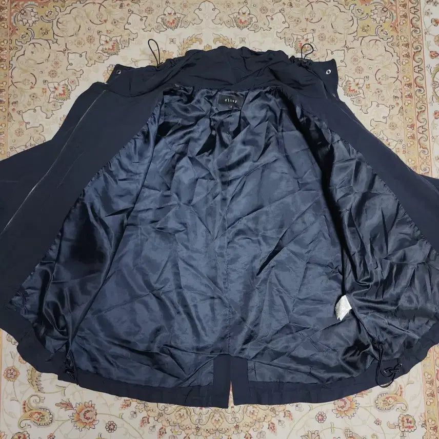 [BUNJANG] Clizy Oversized Windbreaker Jacket (Navy) - Size 66 / Clizy 클리지 여성 오버핏 바람막이 자켓66