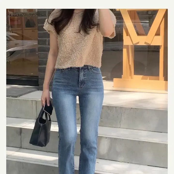 [BUNJANG] D.SOL Slim Bootcut Denim Jeans / 드솔 슬림 부츠컷 데님 부츠컷데님 청바지