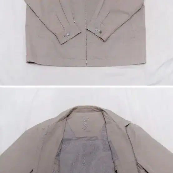[BUNJANG] Saint Laurent Classic Casual Zip-Up Blouson Jacket / 생로랑 (YSL) 클래식 캐쥬얼 집업 블루종 오버 자켓 (105+)
