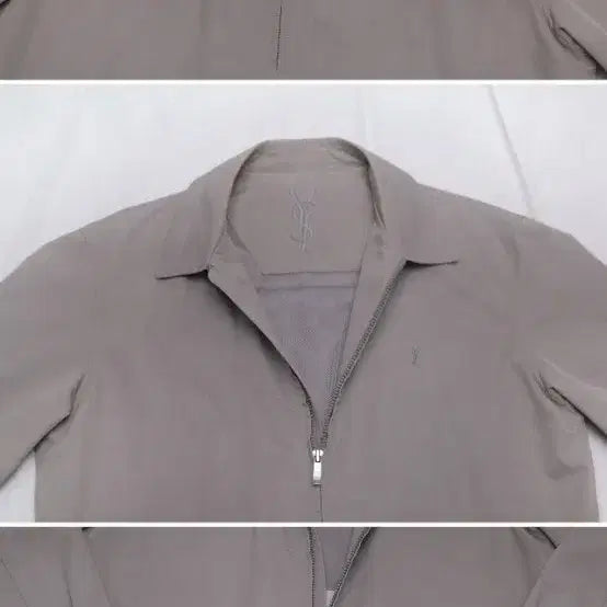 [BUNJANG] Saint Laurent Classic Casual Zip-Up Blouson Jacket / 생로랑 (YSL) 클래식 캐쥬얼 집업 블루종 오버 자켓 (105+)