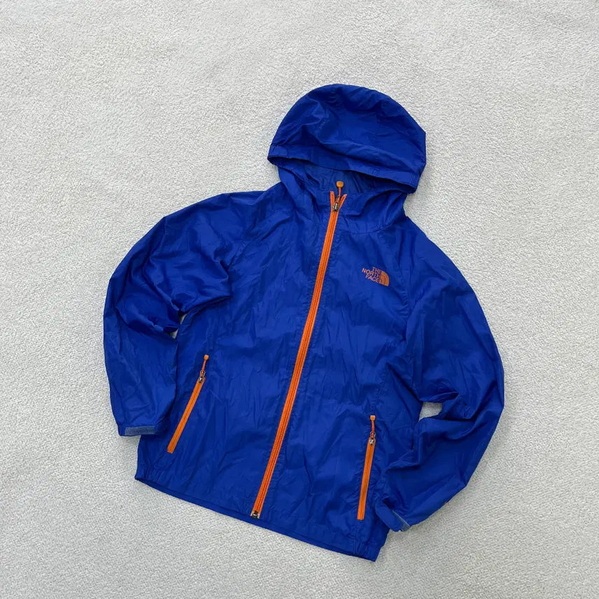 [BUNJANG] The North Face Kids Hooded Windbreaker Jacket / 140 노스페이스 키즈 후드 바람막이 0414M