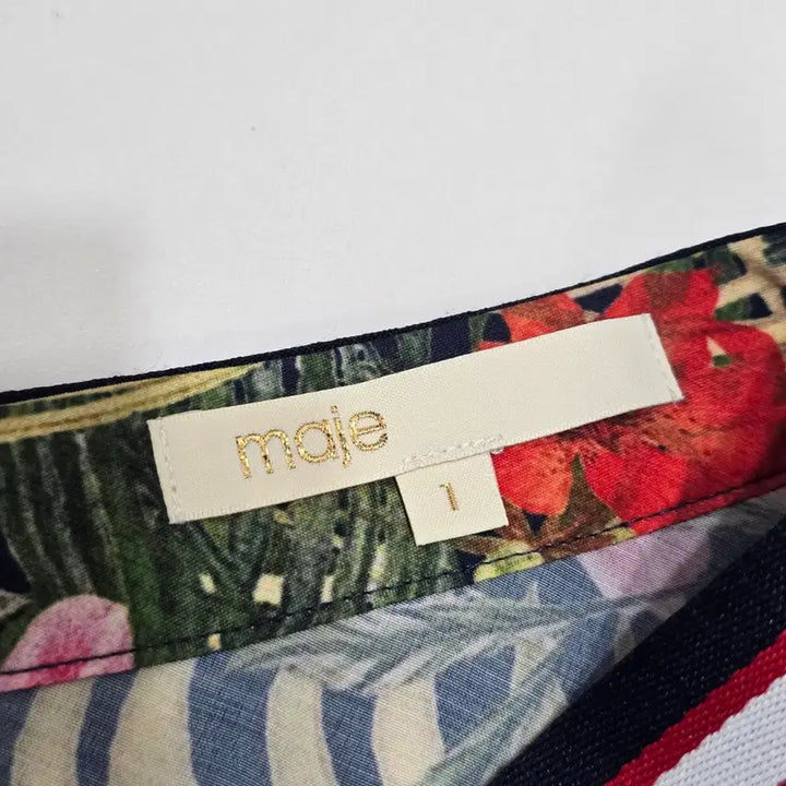 [BUNJANG] Maje Floral Pattern Long Dress / 마쥬  플라워 패턴 롱 원피스