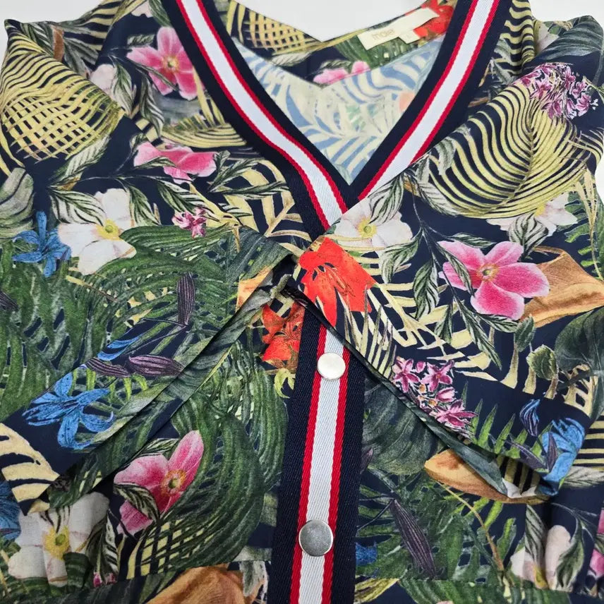 [BUNJANG] Maje Floral Pattern Long Dress / 마쥬  플라워 패턴 롱 원피스