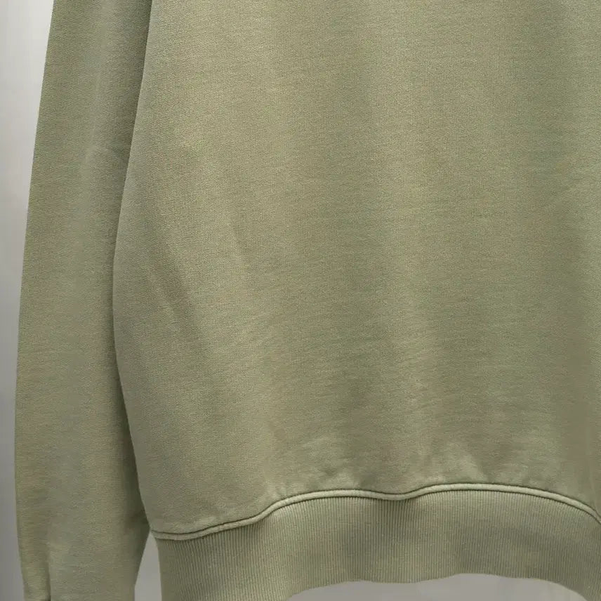 [BUNJANG] Ami Small Heart Sweatshirt Olive Green L / 아미 스몰하트 맨투맨 올리브그린 L