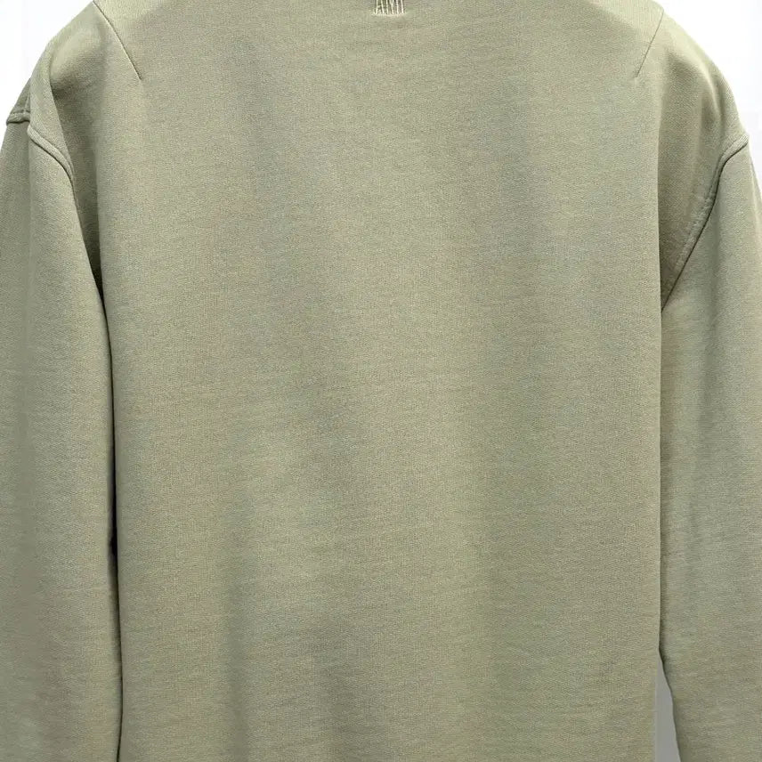 [BUNJANG] Ami Small Heart Sweatshirt Olive Green L / 아미 스몰하트 맨투맨 올리브그린 L
