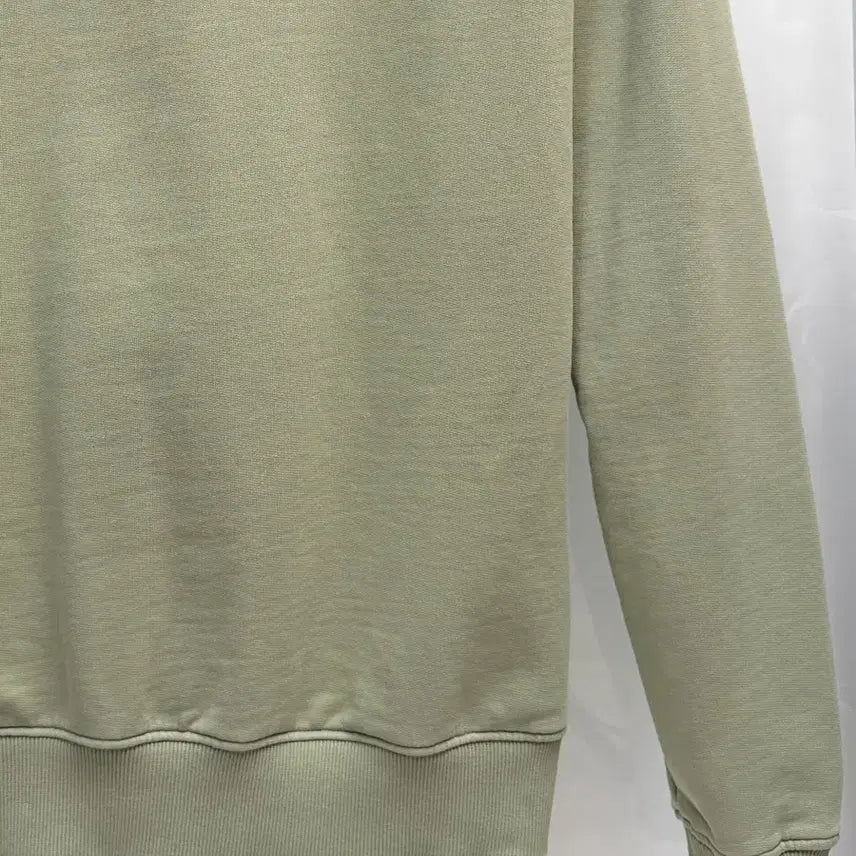 [BUNJANG] Ami Small Heart Sweatshirt Olive Green L / 아미 스몰하트 맨투맨 올리브그린 L