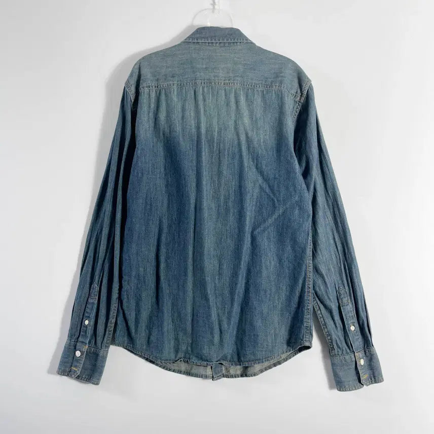 [BUNJANG] G2 Tiny Winnie Denim Shirt / G2 티니위니 데님셔츠 95사이즈