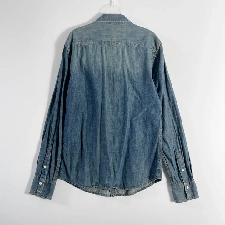 [BUNJANG] G2 Tiny Winnie Denim Shirt / G2 티니위니 데님셔츠 95사이즈