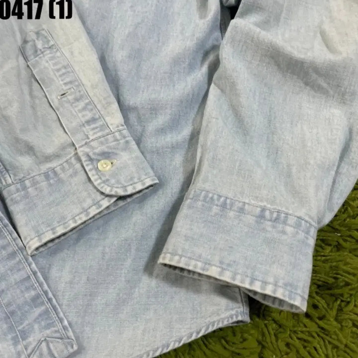 [SOLD OUT] 폴로 랄프로렌 연청 데님셔츠 긴팔 L